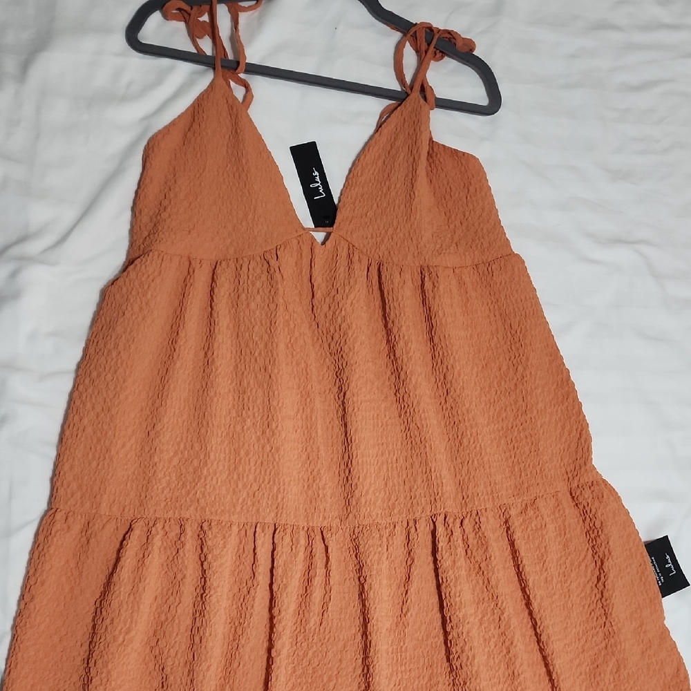 Lulus Burnt Orange Maxi Dress With Pockets